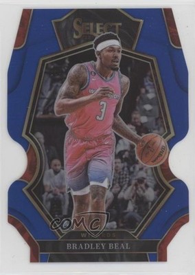 2022 Panini Select Premier Level Blue Prizm Die-Cut /249 Bradley Beal #162 3zh