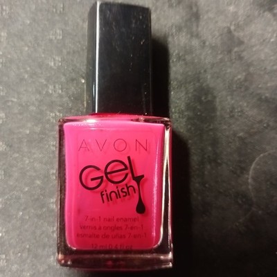 Avon Gel Finish Gel Nail Polish Pink Gel Effect 12 ml 0.4 fl oz