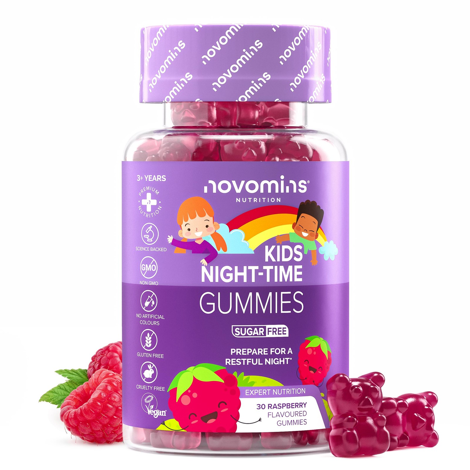 Novomins Kids Night-Time Gummies - 30 Gummies - Image 2