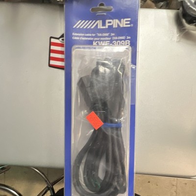 Alpine KWE-309B Extension Cable for IVA-D900 Monitor Car Audio/Video System 3m