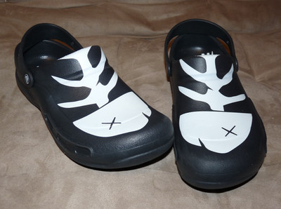Crocs Bistro Fish Bones Clog Men Size 12 Women 14 204044 SLIP RESISTANT