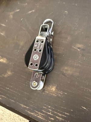 Harken 085 29mm Double Bullet Block w/ Becket Max Line 5/16'' OEM
