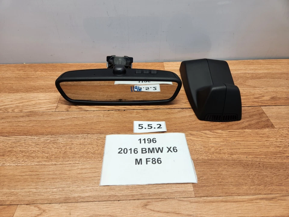 ✅ Espejo retrovisor atenuado automático OEM BMW M6 F06 F13 F01 F15 F86 EC LED GTO Foto 2 de 4