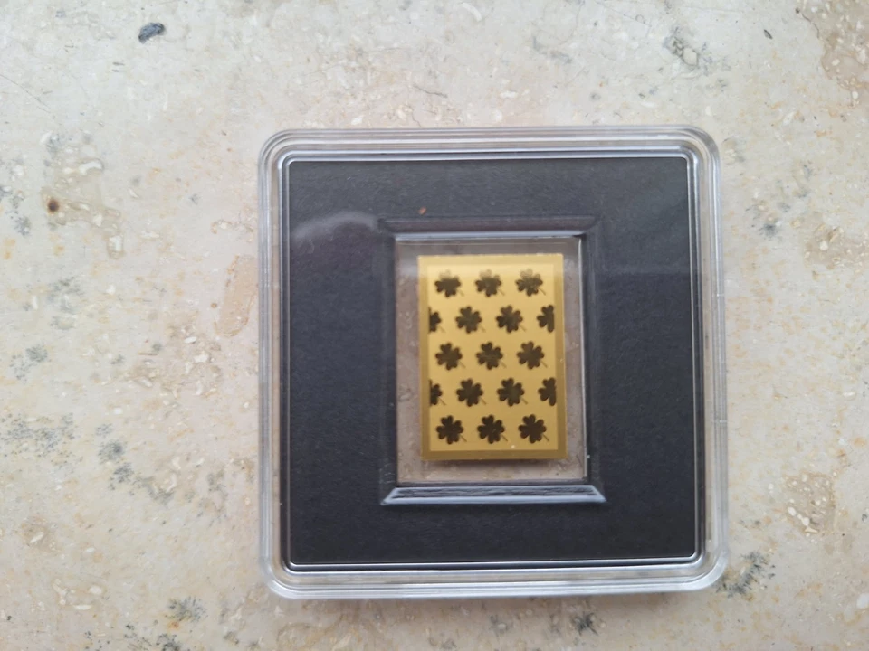 Mini Barren Gold 999 ++ Kleeblatt ++ - Bild 2 von 2