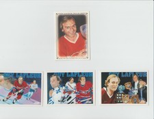US/Canada 4 Hockey Cards   Differents  GUY LAFLEUR  Anglish