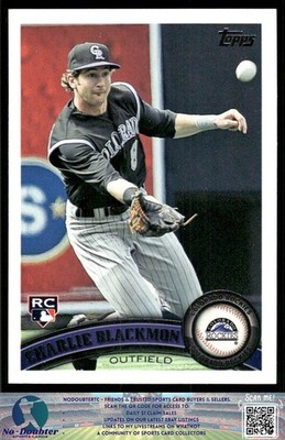 2011 Topps Update #US231 Charlie Blackmon RC RC Colorado Rockies 7.4E