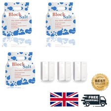 Efficient Water Softener Salt Blocks - 3 Pack of 4kg Blocks for Home & Industry 3.75 per kilo