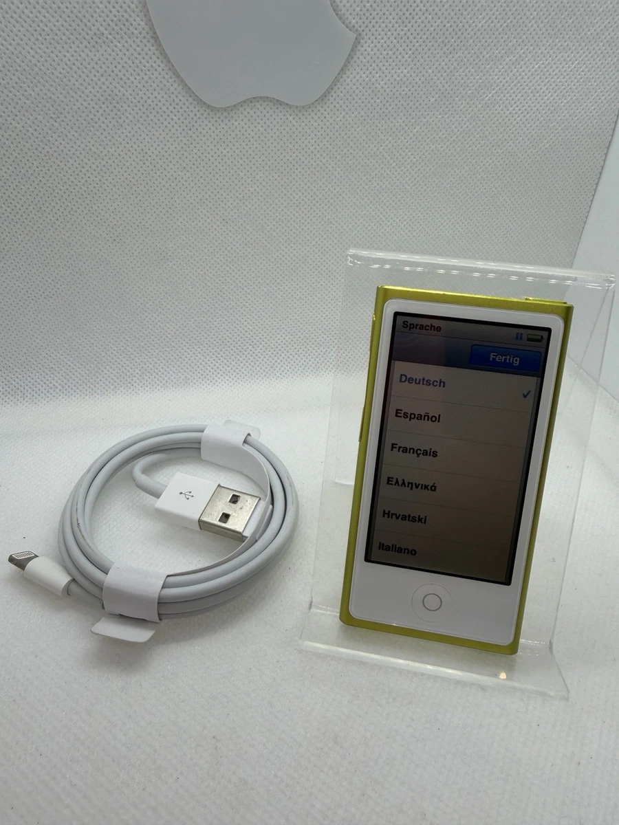 Apple iPod nano 7G 7. Generation Gelb (16GB) yellow neon Mp3 Player #4457
