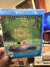 The Jungle Book Blu-ray + DVD Disney Club limited Release W/slipcover New Sealed