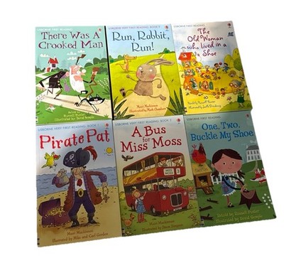Usborne Phonics Readers Kindergarten 1st Grade Picture Story 6 Book Lot
