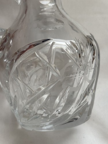 4 1/4" Vintage/Antique American Brilliant Cut Glass Cruet NO Stopper (#2) - Picture 6 of 7