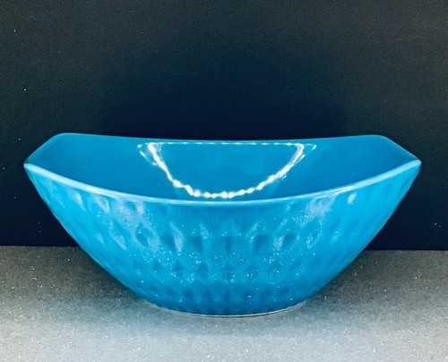 BOWL MANHATTAN OVERandBACK BLUE STONEWARE