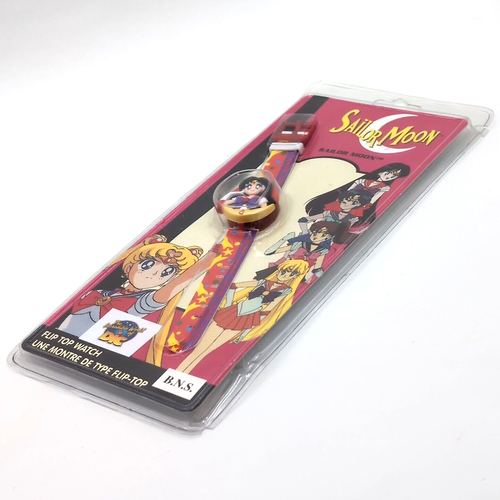 Sailor Moon Sailor Mars Flip Top Watch Vintage Rare 1997 Toel animation - Picture 4 of 4