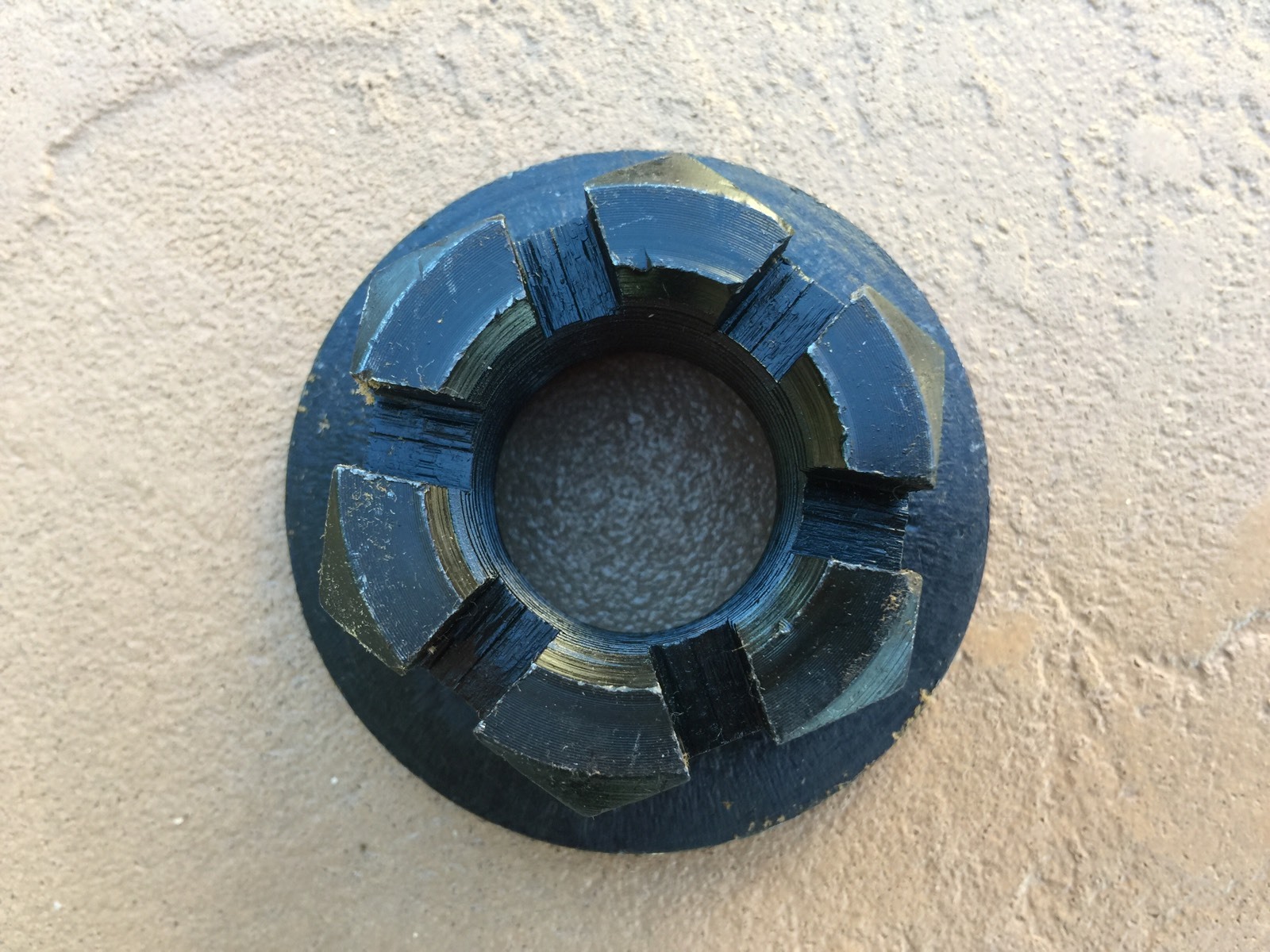 Rhino Rotary Cutter Gearbox Flanged Castle Nut 00771226 (11029), M30X2