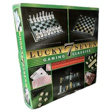 Glas Schach Backgammon Spiel 35x35cm groß Chess Figuren Spiele Sammlung rare