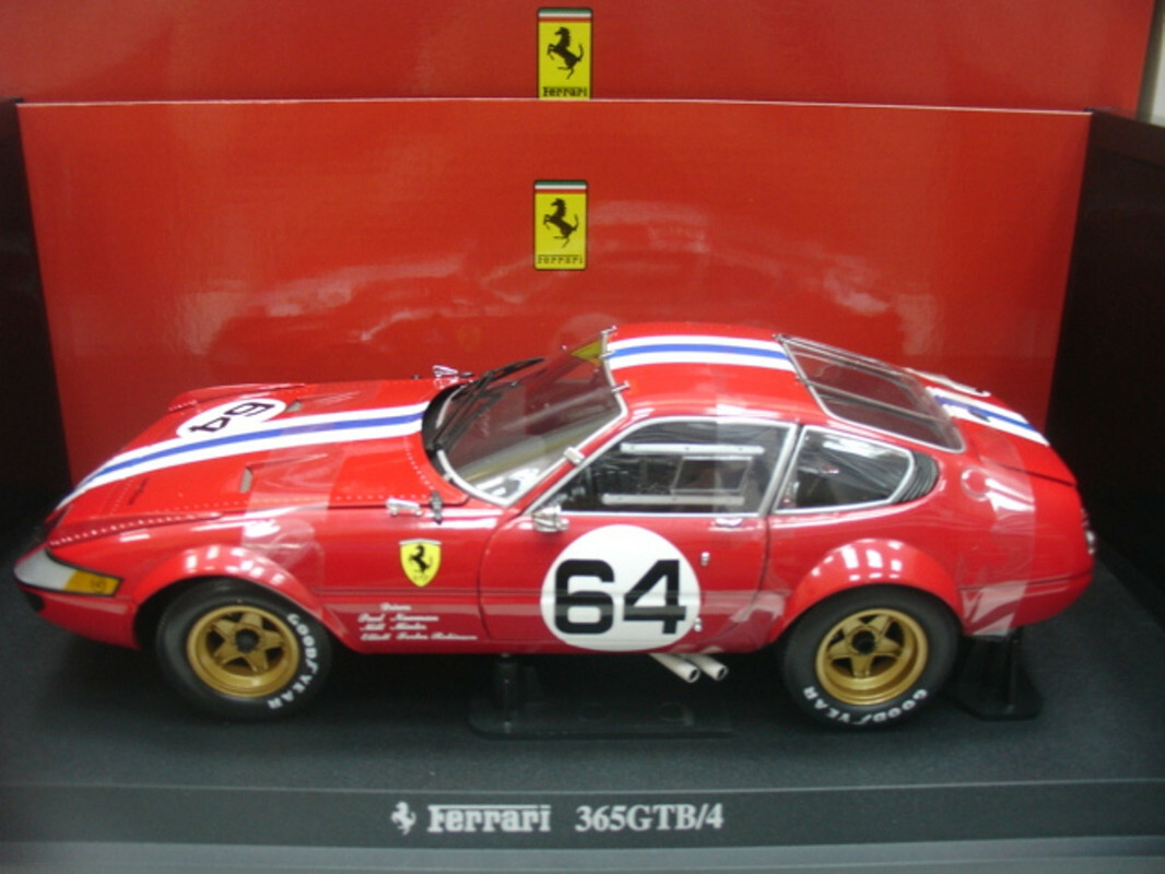 フェラーリ 365GTB4 デイトナ 18/1 ホットウィール 京商 フェラーリ 365GTB4 デイトナ 18/1 ホットウィール 京商 フェラーリ