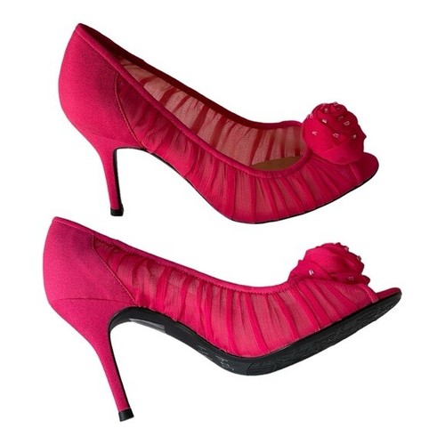 J.Renee Pink Pump Heels Pink Heels Formal Valentines Day Gift for Women Herm 8M - Picture 8 of 9