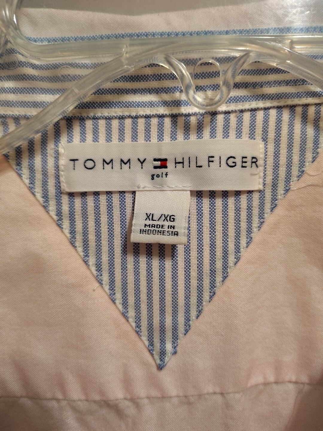 pink tommy hilfiger Golf long sleeve shirt xl thumbnail 5