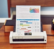 Brother Wireless Color Desktop Document Scanner ADS-1700W Touchscreen LCD