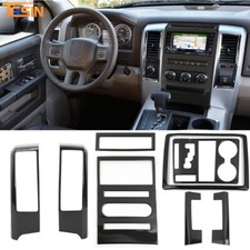 8x Carbon Fiber Interior Accessories Cover Trim Kit For Dodge Ram 1500 2010-2012 8x Carbon Fiber Interior Accessories Cover Trim Kit For Dodge Ram 1500 2010-2012