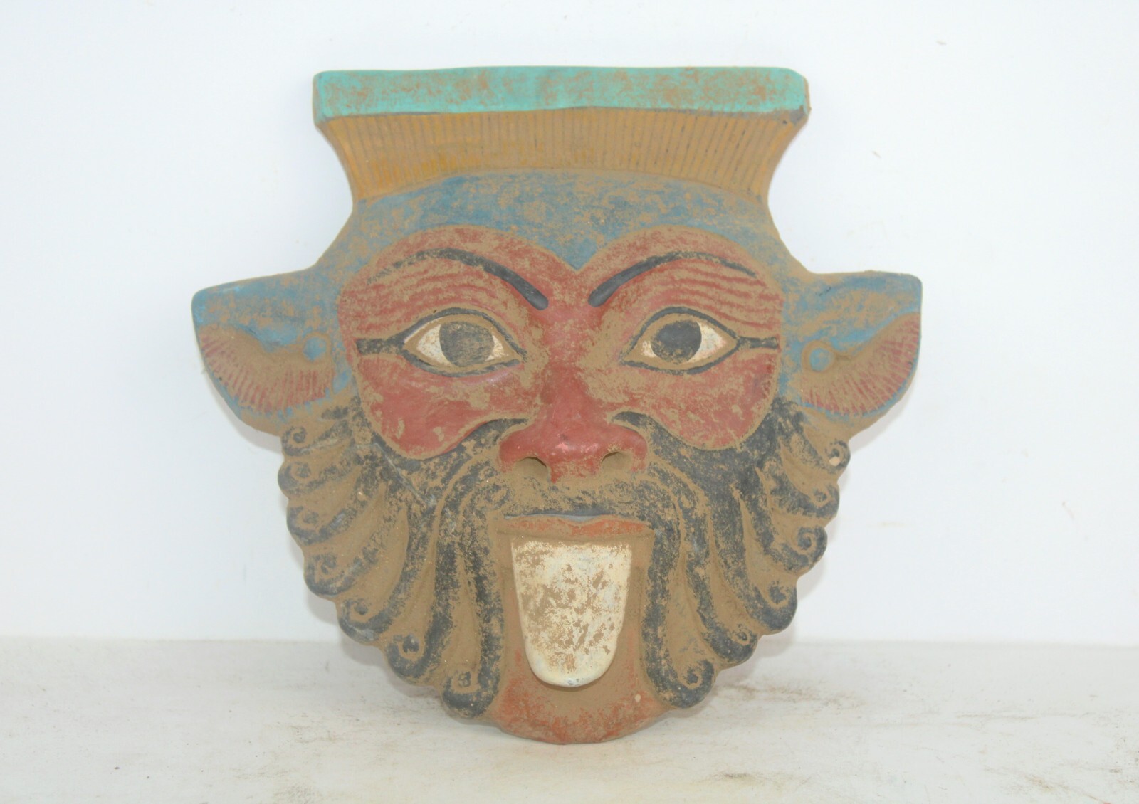 Raro Antiguo Egipcio Antiguo Bes Estela Dios de la Danza y la Música BC Mito ...