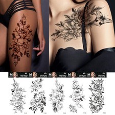 Temporary Tattoos Body Arm Tattoo Sticker Half Sleeve Fake Waterproof Women   