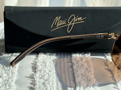 Maui Jim the Bird MJ 835 16 Gold Metal Aviator + HCL Bronze
