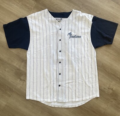 VTG Alan Jackson Baseball Jersey BUTTON DOWN TEE XL COUNTRY Music