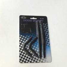 4 Pcs Set Black Car Door Edge Guard Bumper Scratch Protector Molding Trim Dg-76c