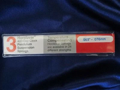 400 Day / Anniversary Clock .0030" Suspension Spring Wire - Horolovar