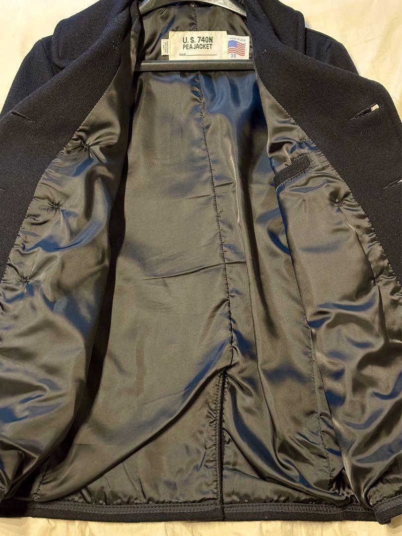Schott Coat U.S. 740N Pea Size 38 L From Japan Used | eBay Schott Coat U.S. 740N Pea Size 38 L From Japan Used | eBay