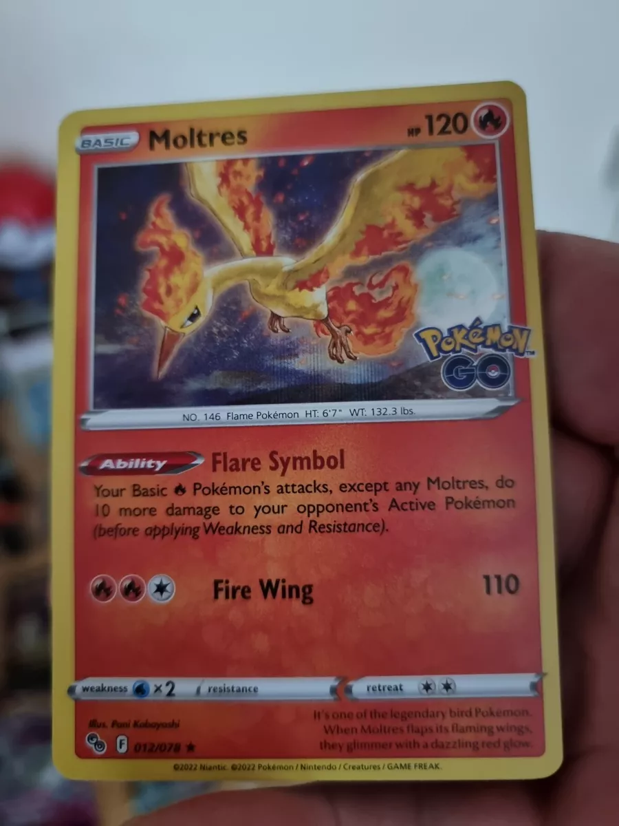 Moltres - 012/078 - Pokemon Go - Holo