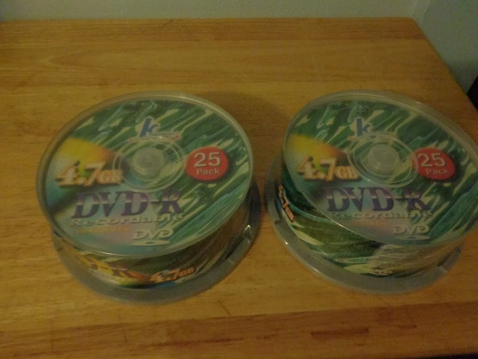 NEW KHYPERMEDIA 4.7GB DVD-R RECORDABLE 2 PACKS  25 EACH SPINDEL TOTAL 50 DVD-R  - Image 2 of 4