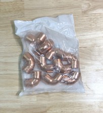 (10) EVERBILT Copper Sweat 3/4" 3/4 Inch 90 Degree Elbow Pack of 10