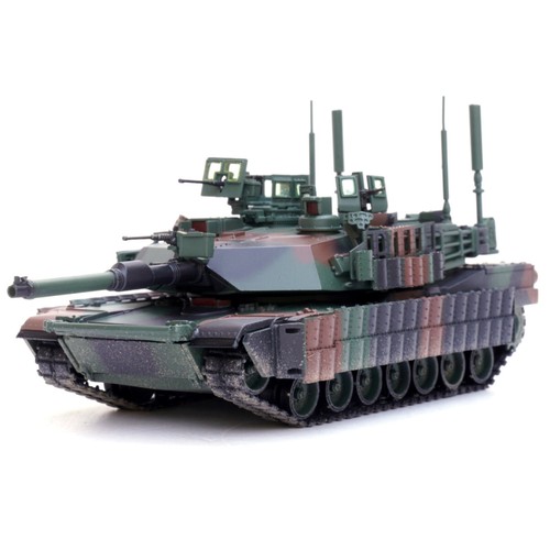 13.5cm Diecast 1/72 US M1A2 TUSK II Abrams Main Battle Tank Model Souvenir - Foto 4 di 11