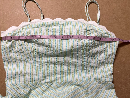 Vtg Lilly Pulitzer Seersucker Scalloped Dress & Jacket Outfit Set Sz 6/M Striped - Picture 12 of 23