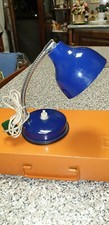 Lampada da tavolo vintage anni 70 “blue lamp”