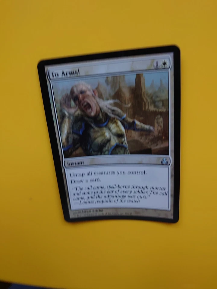 MTG Card. To Arms! Instant Guildpact FOIL as pictured - Image 2 of 4