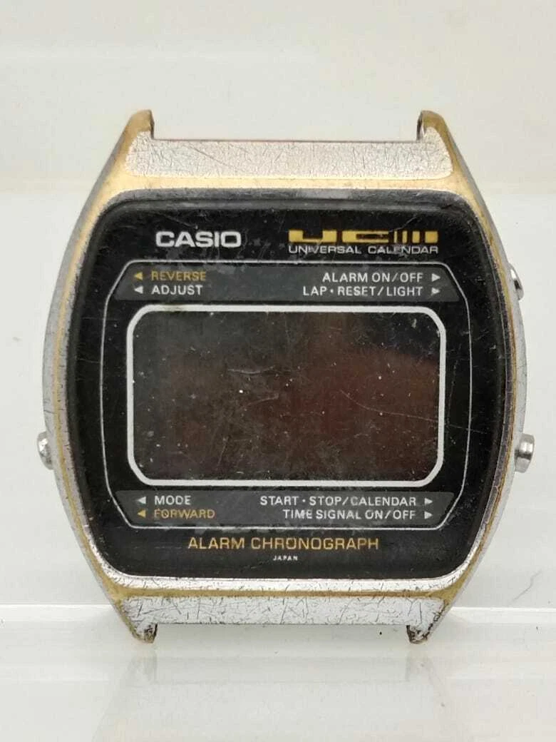 Vintage CASIO 79QS 39 Universal Calendar LCD Watch For Parts eBay