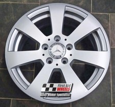 MERCEDES C CLASS C204 S204 W204 16" GENUINE 7 SPOKE SILVER 6J ALLOY WHEEL S334S