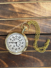 Brass Pocket Watch - Personalized Gift Watch - Perfect Gift For Watch Lover