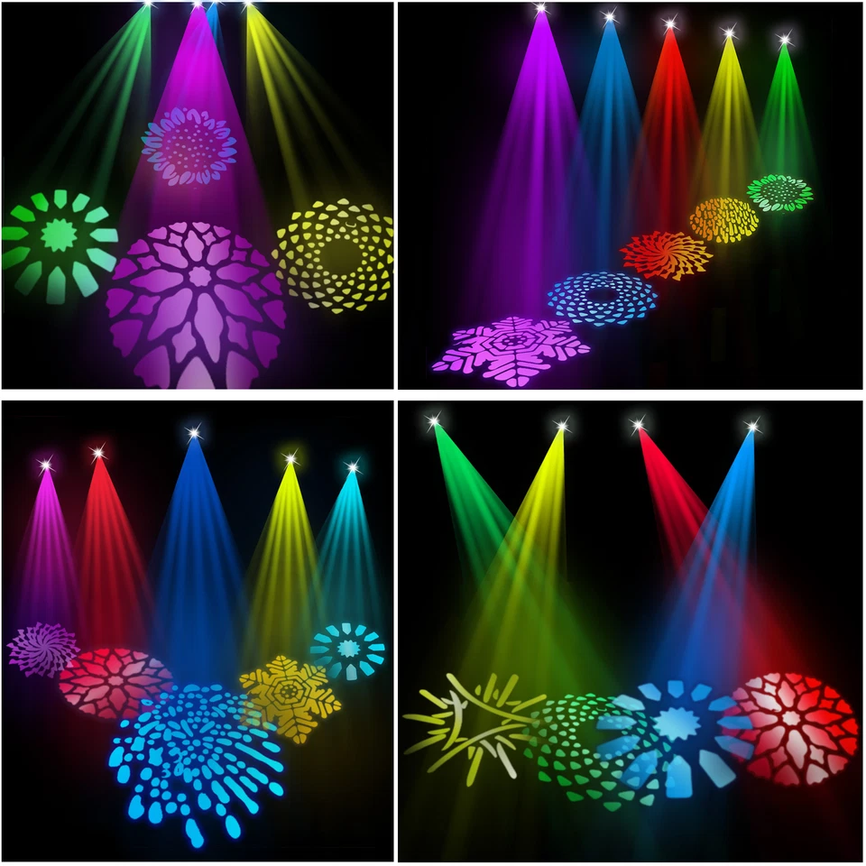 200W Moving Head Stage Beam Light 7Gobo Spot Light DMX DJ Disco Party Club Light - Image 3 of 4