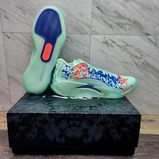 Jordan Zion 3 Low Mud Sweat And Tears Mint Foam Concord DR0675-300 Men’s Size 9