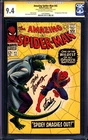 Amazing Spider-Man #45 (1967) CGC 9.4 -- Lee & Romita signed (SS); 3rd Lizard