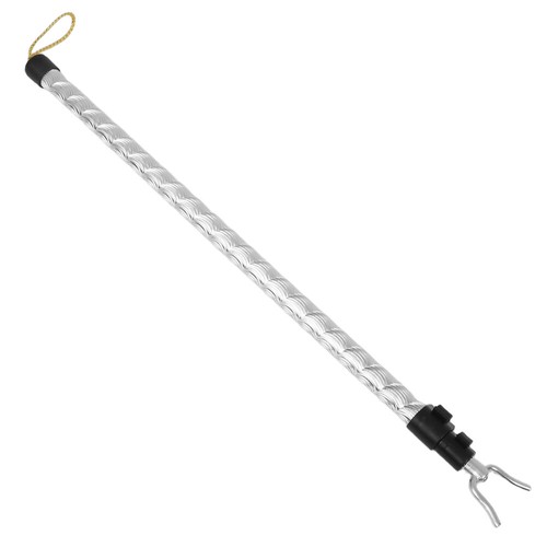 Clothes Rod Ceiling Reach Stick Rail Long Pole with Hook