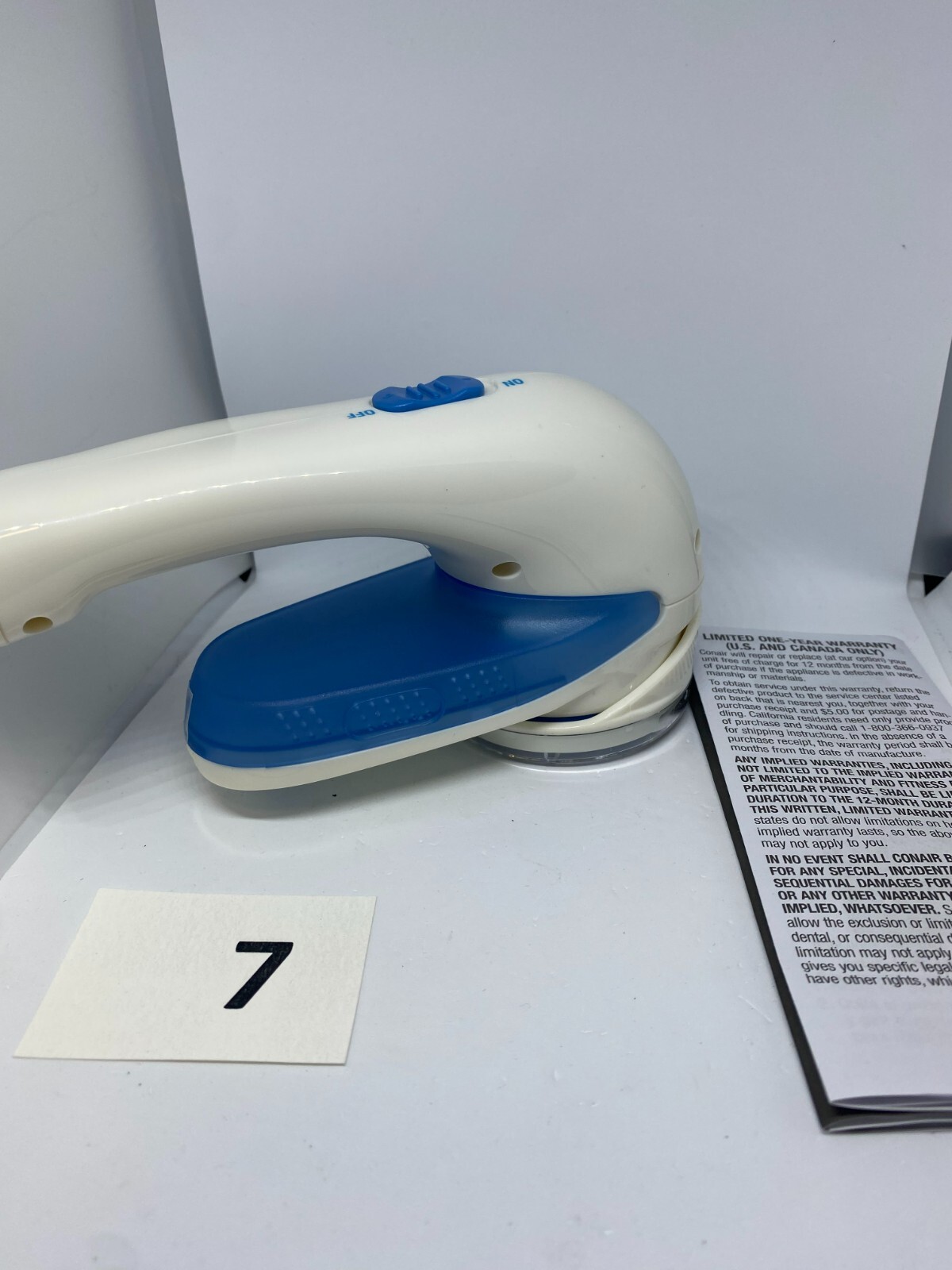 Conair Fabric Shaver - Removes Fuzz, Lint and Pilling - Battery Operated