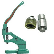Hand Press Machine & Metal Open Ring Snap Popper Fastener Press Studs Die Jacket