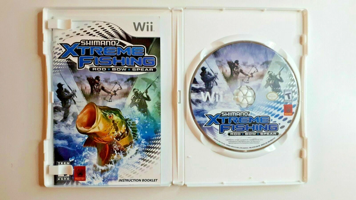 Shimano Xtreme Fishing Nintendo Wii Game Complete CIB Canadian Seller Gaming  859292000263