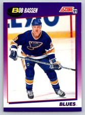 1991 Score #179 Bob Bassen St. Louis Blues