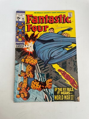 Fantastic Four # 95 VG Marvel Silver Age Comic Book Dr. Doom 25 LI3